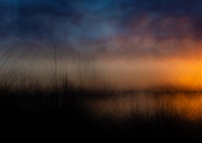 Lake on Fire, Levin, New Zealand