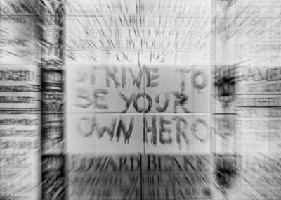 Be your own hero, London, UK